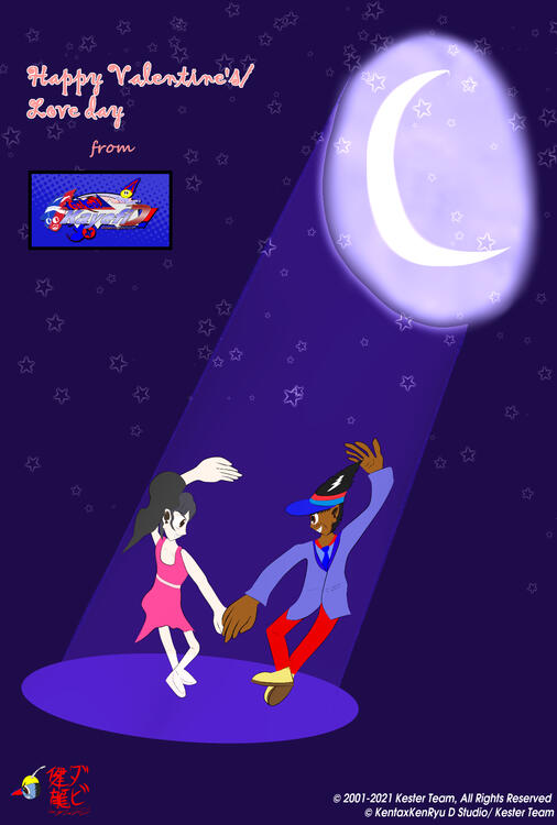 Dancing under the moon